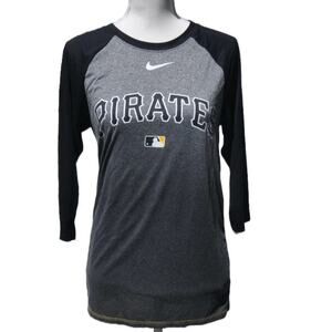 Vintage Pittsburgh Pirates Nike Dri-Fit Men's 3/4 Sleeve Baseball Shirt SZ S